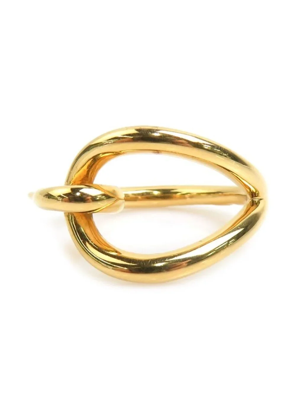Hermes Scarf Ring Gold